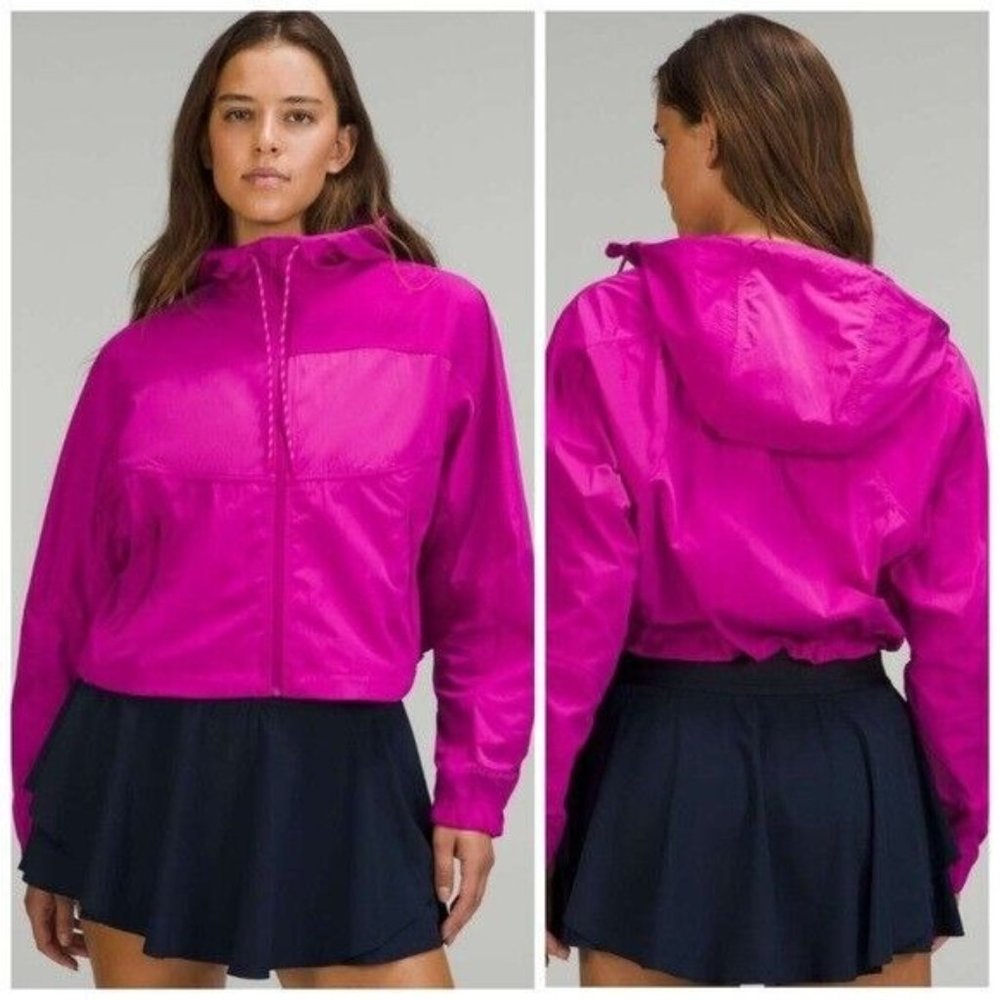 Lululemon Lightweight Cropped JacketPurple Highlight Women’s Size 10 2022 - Picture 1 of 16